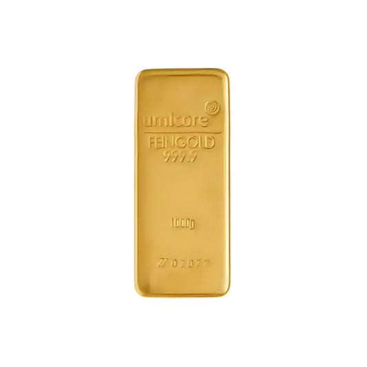 1kg Umicore Cast Gold Bar