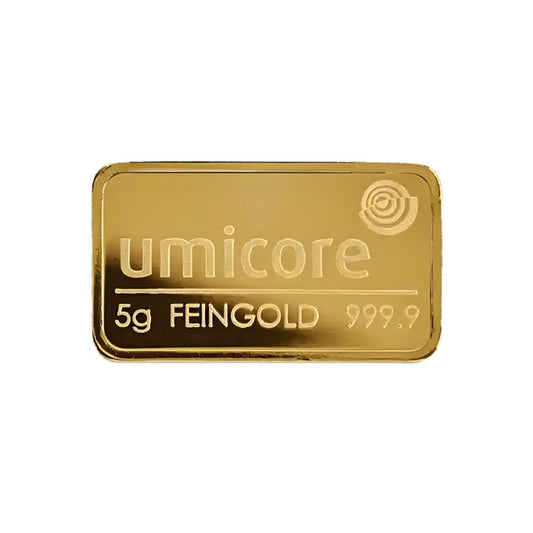 5g Umicore Minted Gold Bar