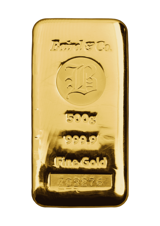500g Baird & Co Cast Gold Bar