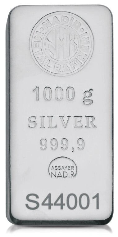 1kg Nadir Cast Silver Bar