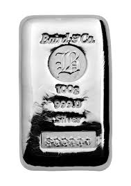 100g Baird & Co Cast Silver Bar
